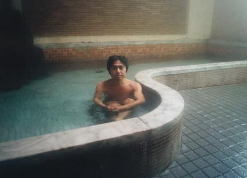 笠置館の真水を沸かしていた浴槽