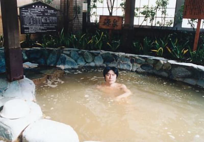 露天風呂は濁っている