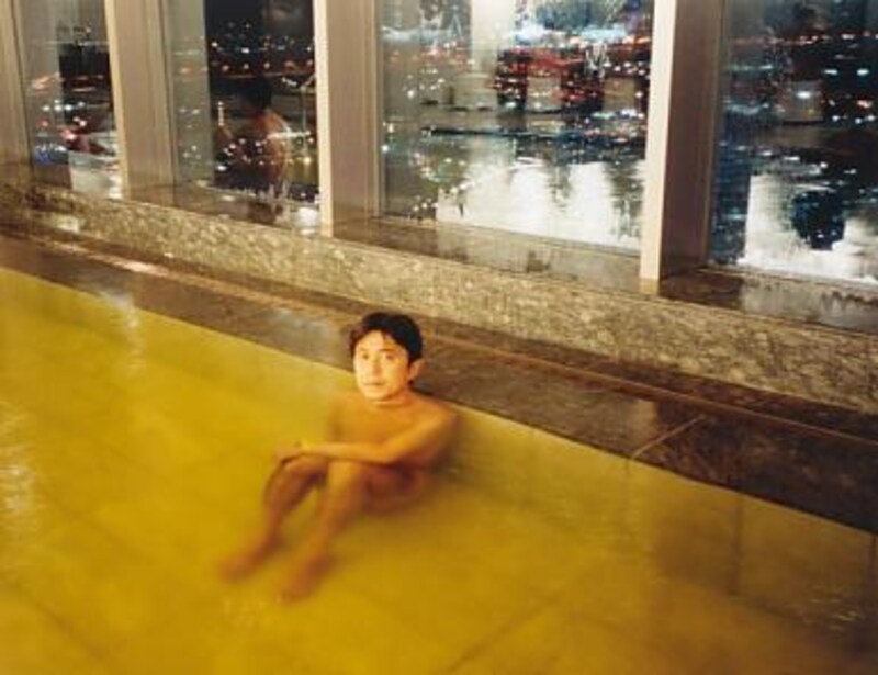 夜景の最上階温泉