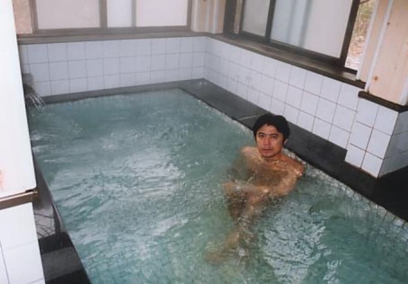 風穴の湯鉱泉の浴室