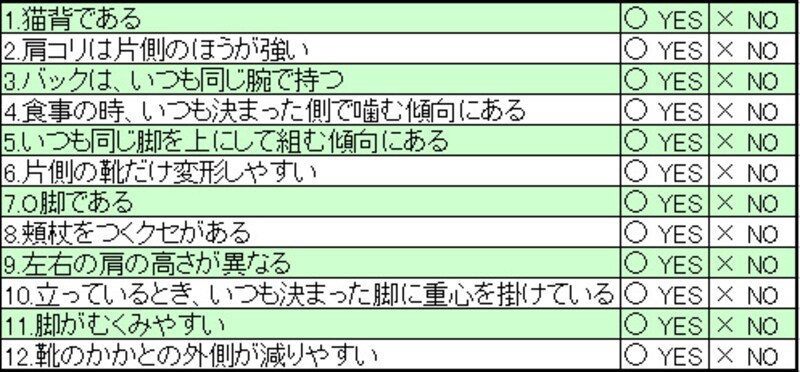 チェックリスト