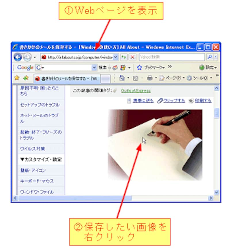 パソコンで画像保存する方法！誰にでも簡単な方法とは [windowsの使い方] All About