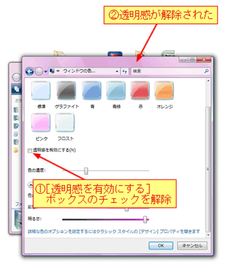 2/2 ウィンドウのデザインを変更する(Vista) [Windowsの使い方] All About