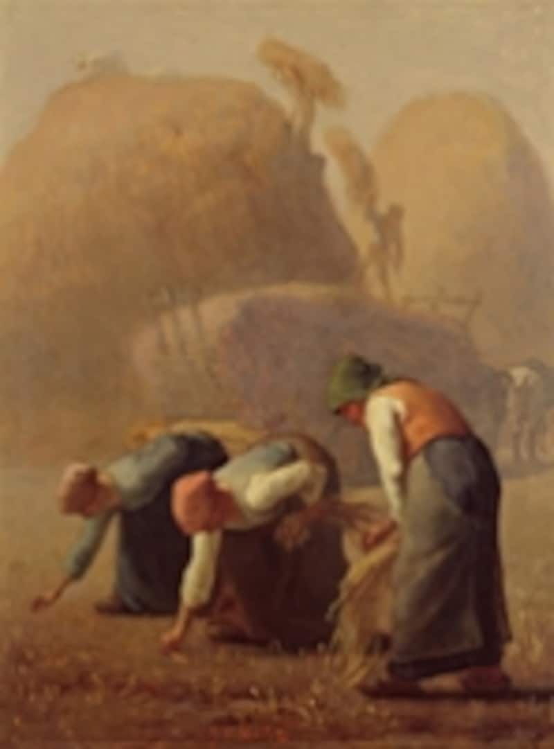 ジャン＝フランソワ・ミレー《落ち穂拾い、夏》1853年