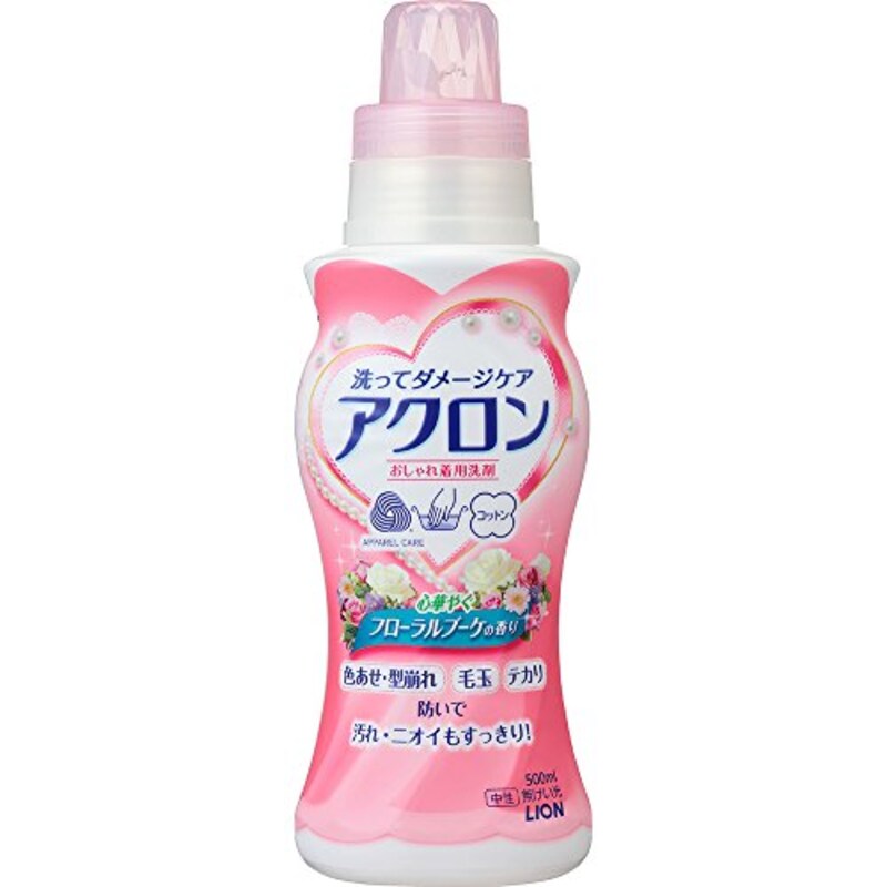 LION(ライオン),アクロン おしゃれ着洗剤 フローラルブーケの香り 本体 500ml