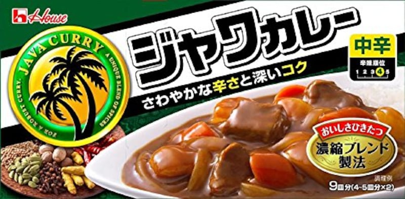 ハウス ジャワカレー 中辛 185g