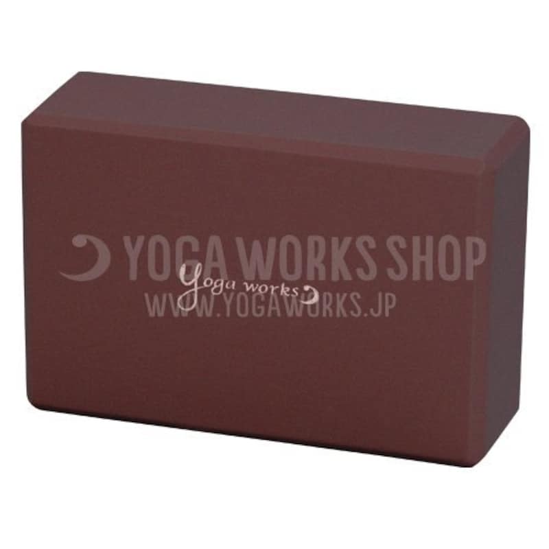 ヨガワークス(Yogaworks),ヨガブロックA　バーガンディー,YW-E411-C008