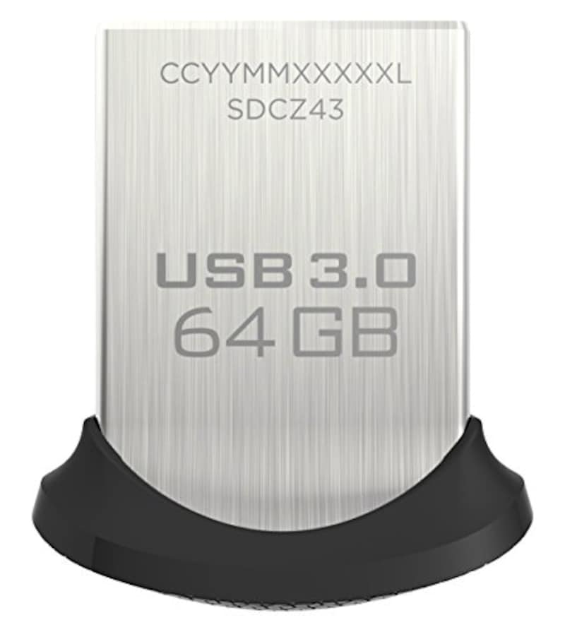 SsnDisk USB3.0フラッシュ 64GB SDCZ43-064G (ULTRA Fit)