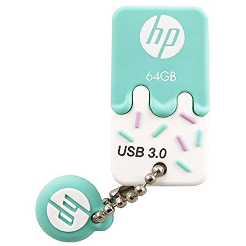 HP USBメモリ 64GB USB 3.0 ブルー アイスクリーム x778w HPFD778W-64