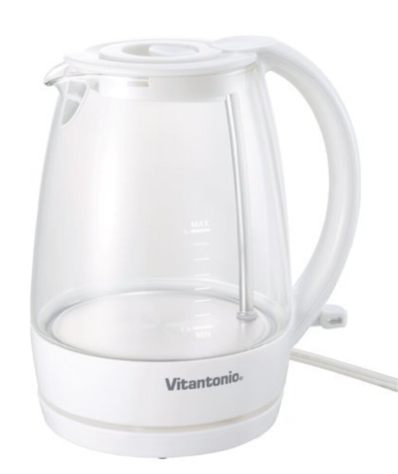Vitantonio(ビタントニオ),ガラスケトル,VEK-600-W
