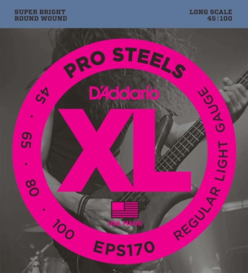 D'Addario,ベース弦 プロスティール Long Scale .045-.100 EPS170