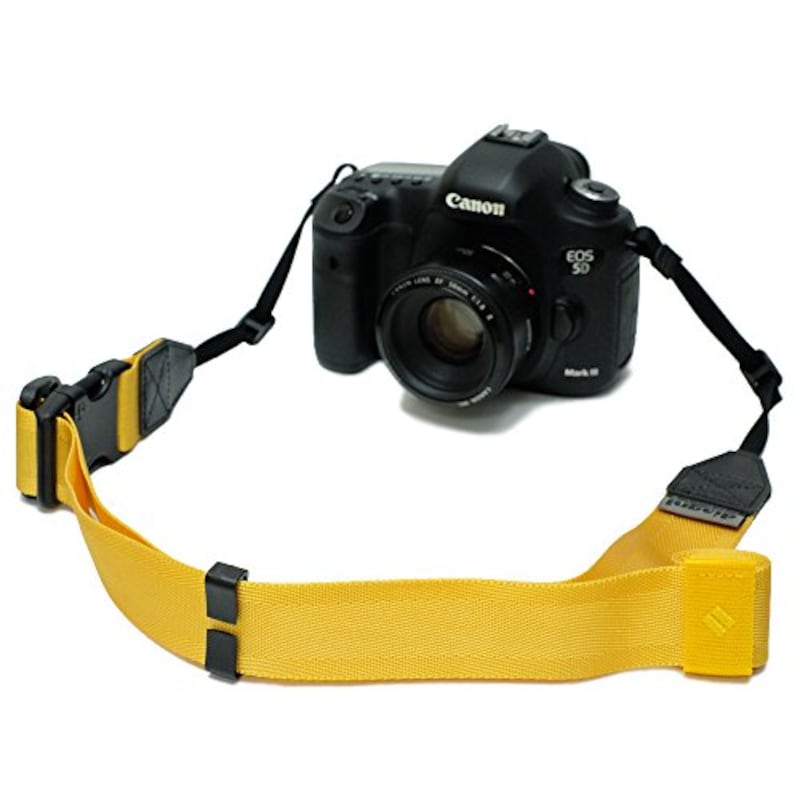 diagnl（ダイアグナル）,Ninja Camera Strap 38mm Yellow