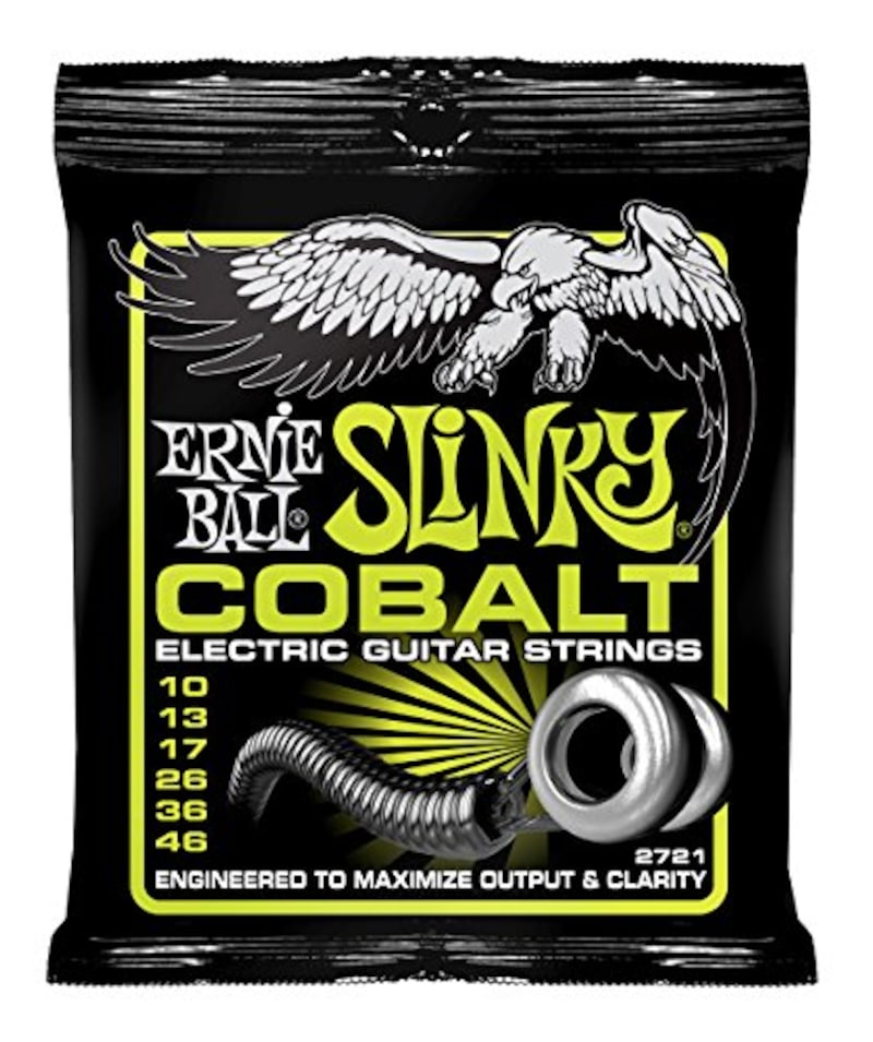 ERNIE BALL,ギター弦 コバルト レギュラー (10-46) 2721 Cobalt Regular Slinky
