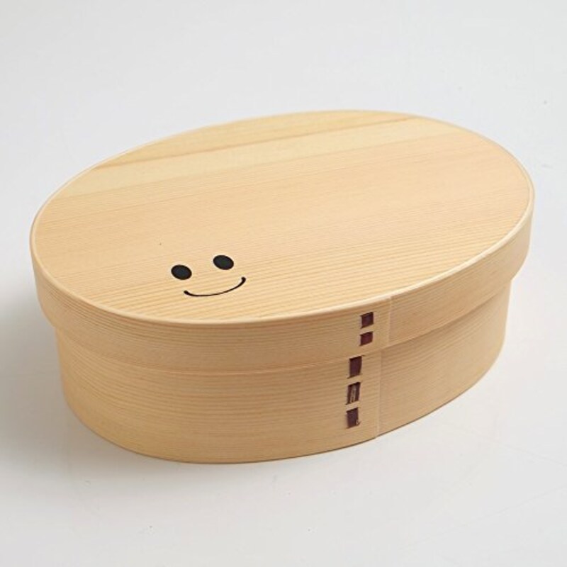 三好漆器,まげワッパくん お弁当箱(中),mw-26_shiraki