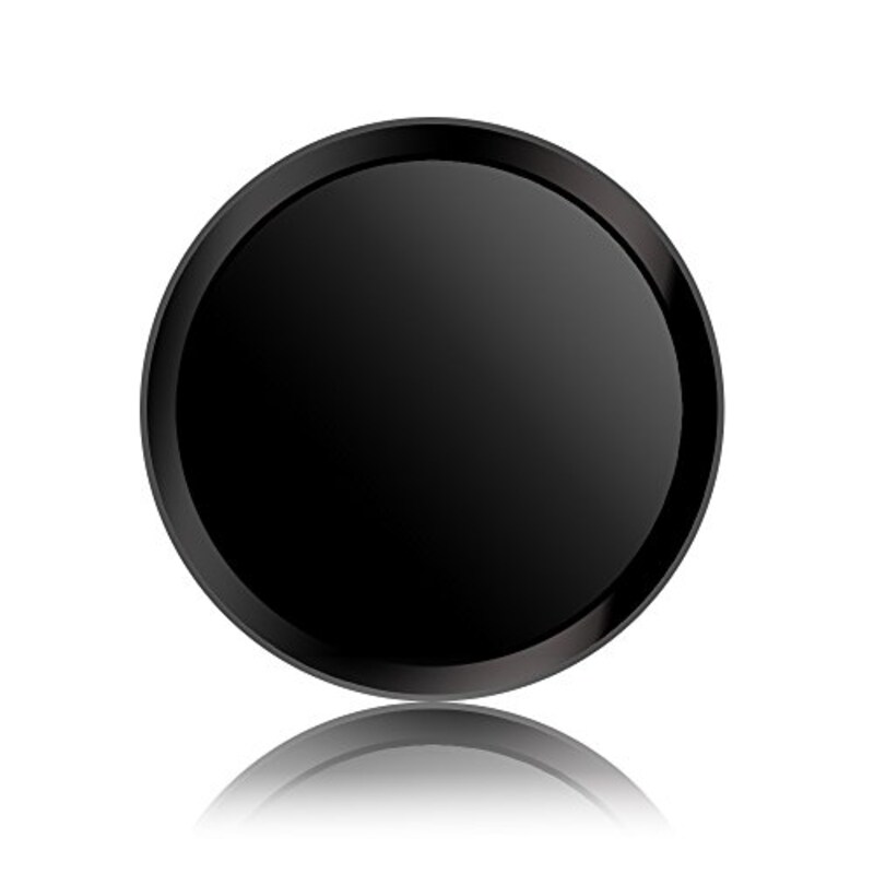 ふるさと納税 2枚組 シルバーフレーム×黒 指紋認証シール ホームボタン シール