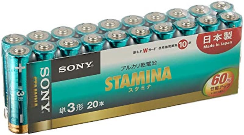 ソニー , SUTAMINA アルカリ乾電池