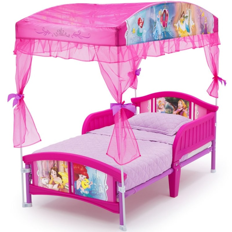 Delta,Princess Toddler Canopy Bed,bb87136ps