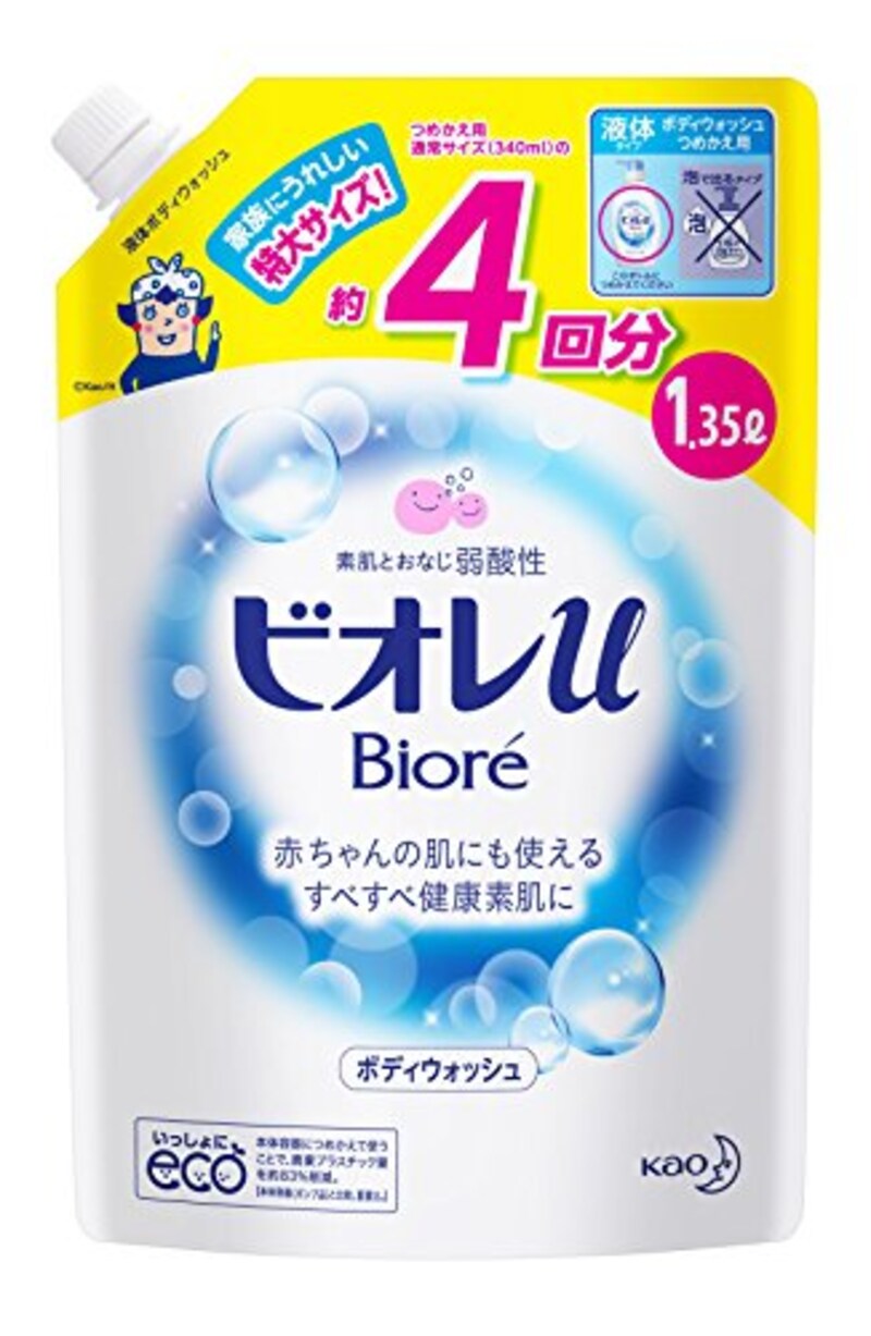 花王,ビオレu つめかえ用 大容量タイプ