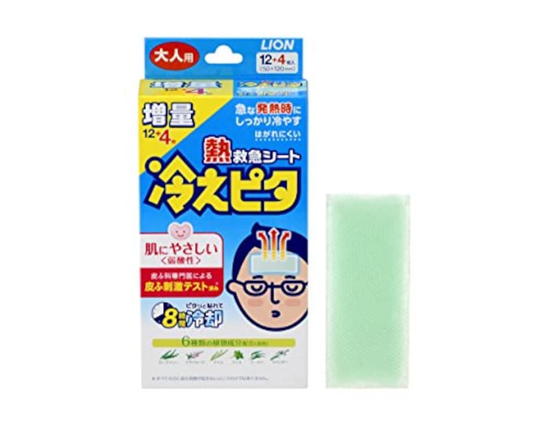 LION,冷えピタ 大人用 12+4枚