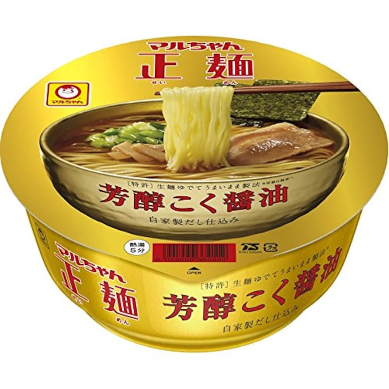 東洋水産,マルちゃん 正麺カップ 芳醇こく醤油 12個