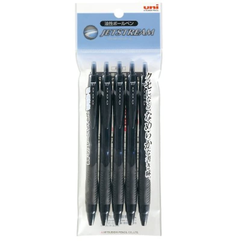 三菱鉛筆,油性ボールペン ジェットストリーム 0.7 黒 5本,SXN150075P.24