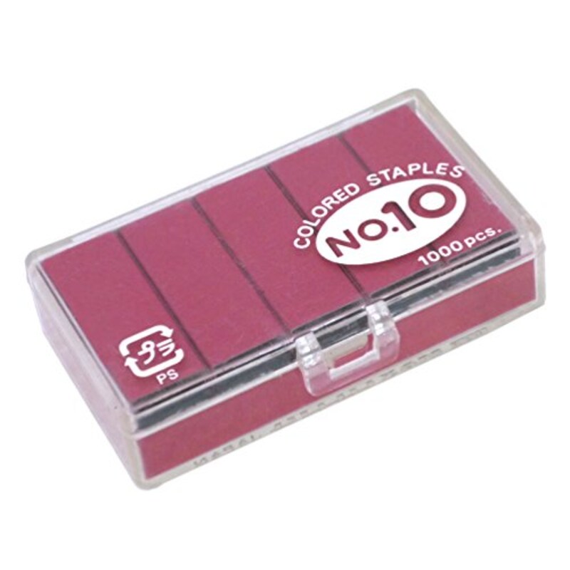 マックス,カラーホッチキス針 10号ピンク,No.10-1M/P