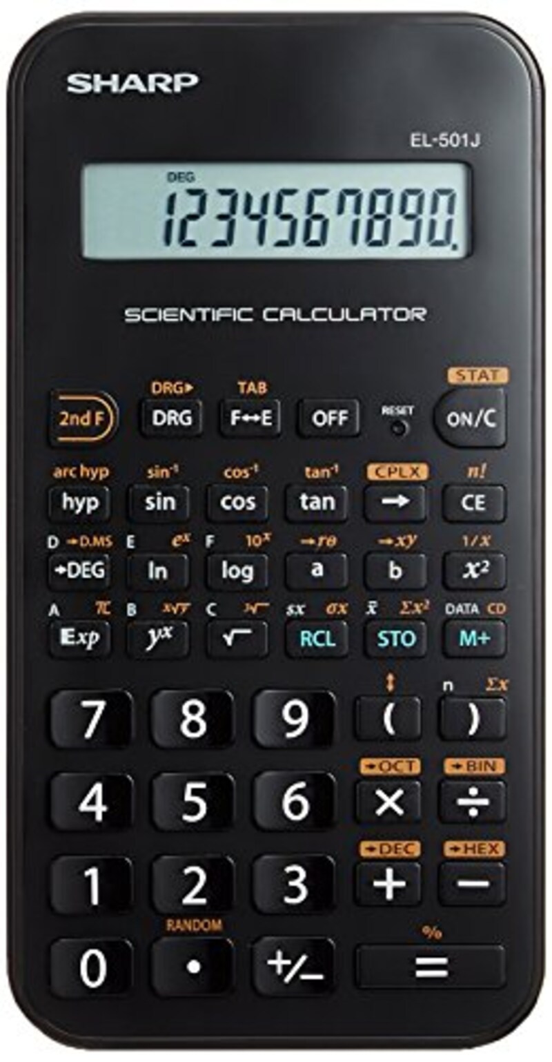 シャープ(SHARP),関数電卓 エントリーモデル,EL-501J-X