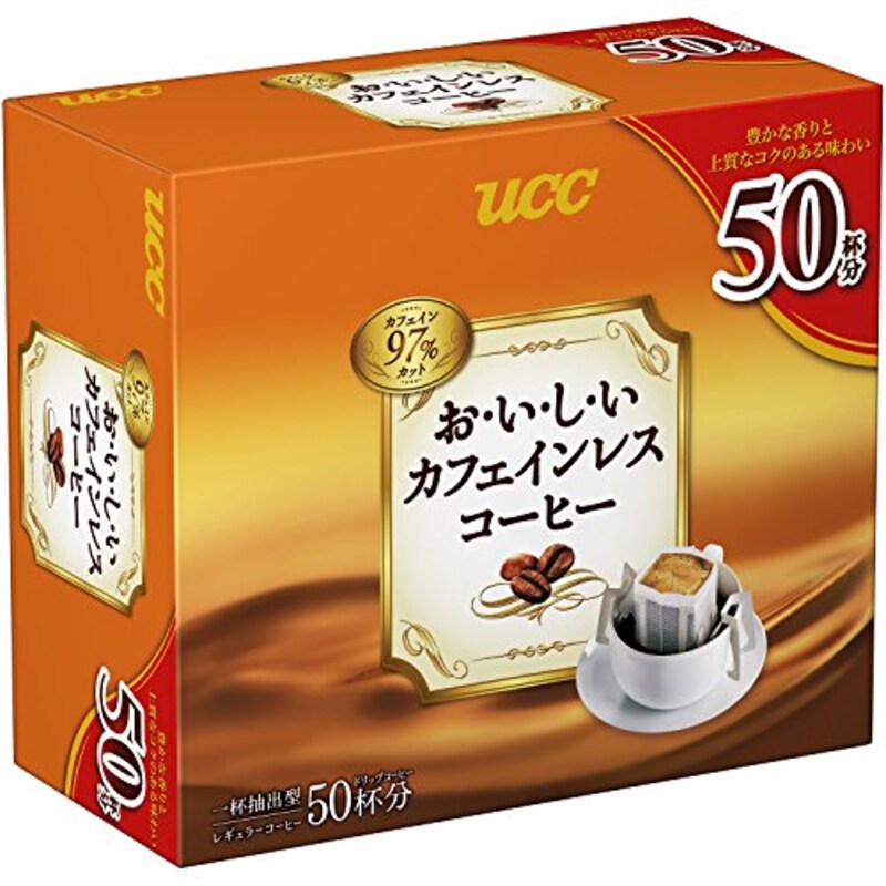 UCC,おいしいカフェインレスコーヒー