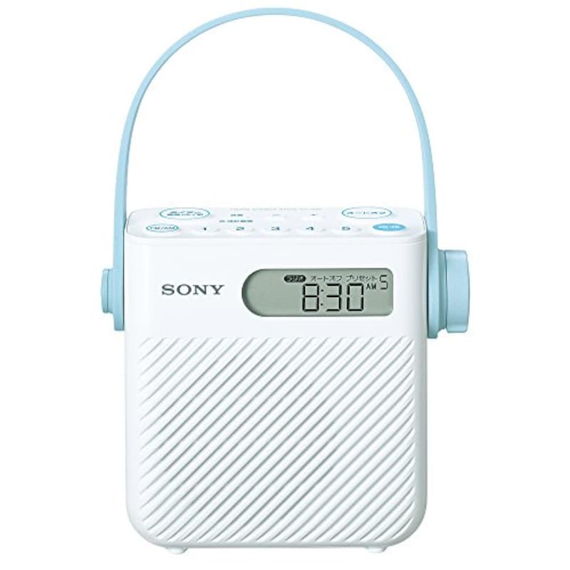 ソニー(SONY),シャワーラジオ FM/AM/ワイドFM対応 防滴仕様,ICF-S80
