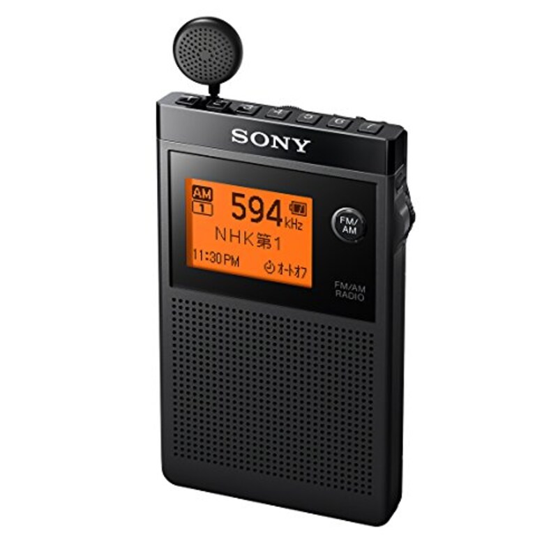 ソニー(SONY),PLLシンセサイザーラジオ FM/AM/ワイドFM対応,SRF-R356