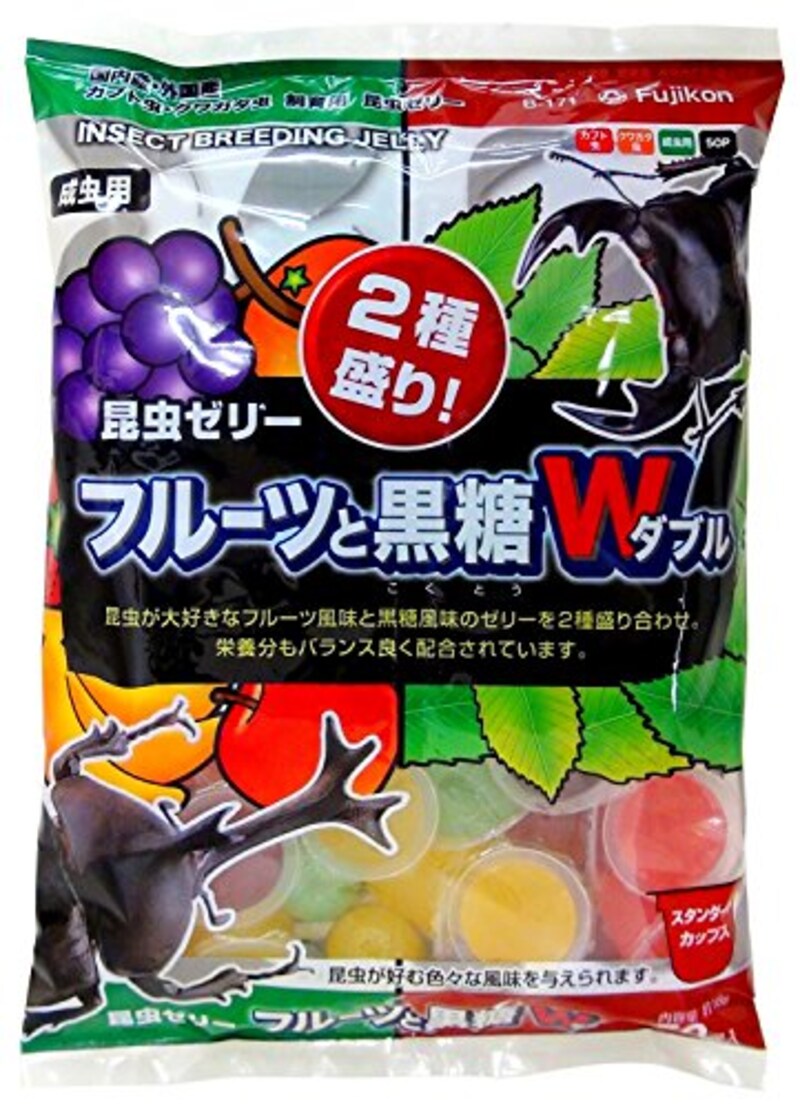 フジコン,昆虫ゼリーフルーツと黒糖ダブル