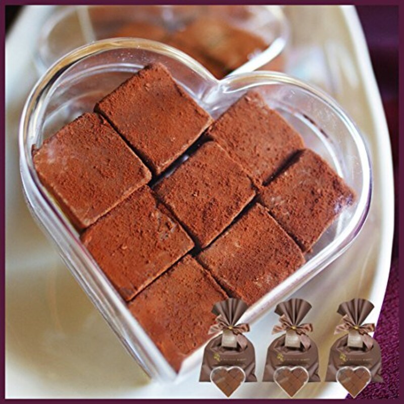欧風創作菓子 ふたば茶亭,欧風創作菓子 ふたば茶亭 生チョコ8個入(ハートケース)