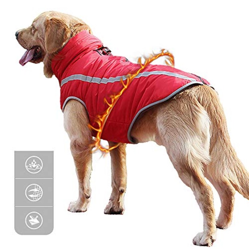 HALOViE,ドッグウェア,Q46015-05-BNCWCFY-ROSERED-5XL-HA-JP