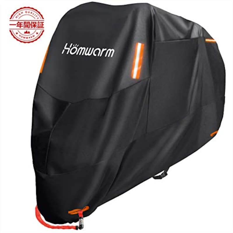 Homwarm,バイクカバー 高品質 300D厚手 防水 紫外線防止 盗難防止