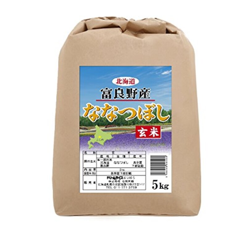 ドリームライス,北海道富良野市山部産 ななつぼし 5kg
