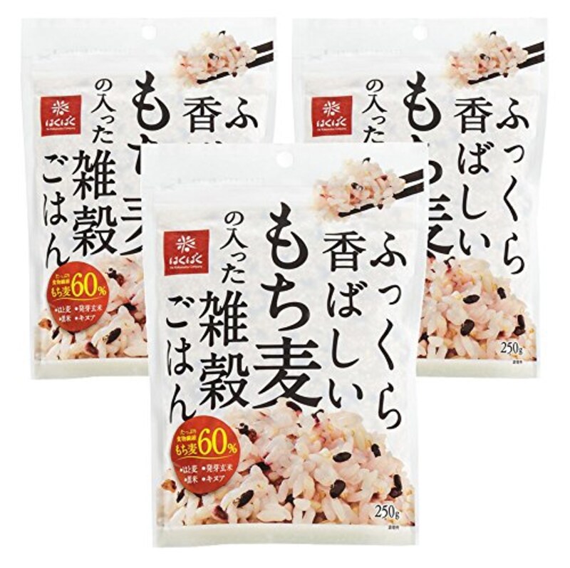 はくばく,ふっくら香ばしいもち麦の入った雑穀ごはん,B07BG8FWLC