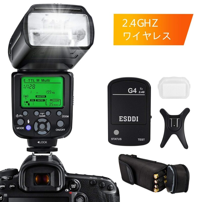 ESDDI,キヤノン用フラッシュストロボ,E-TTL