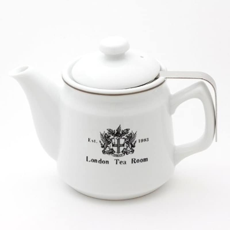 ロンドンティールーム,茶漉し付ティーポット,W-TP-B