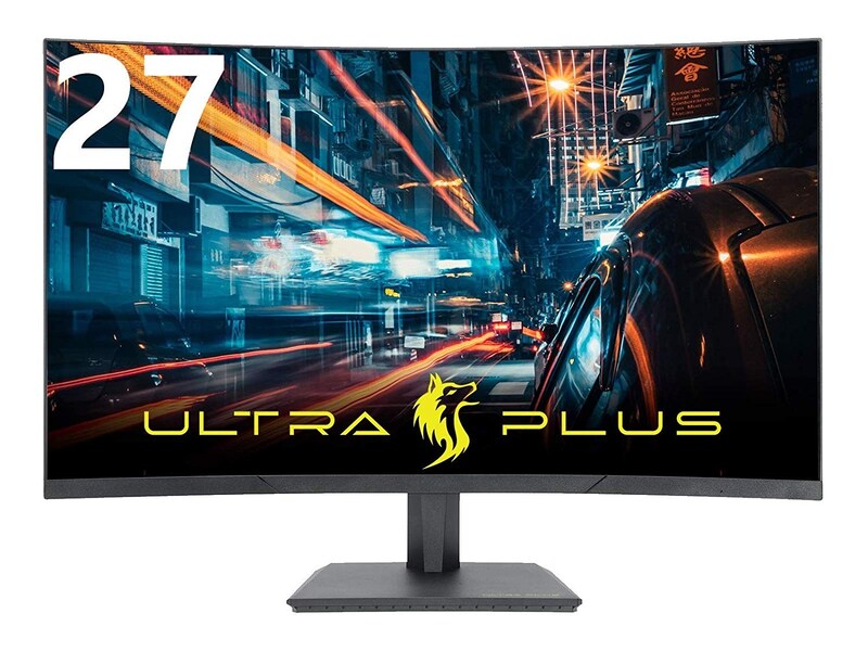 プリンストン,ULTRA PLUS ゲーミング液晶モニター 曲面ディスプレイ