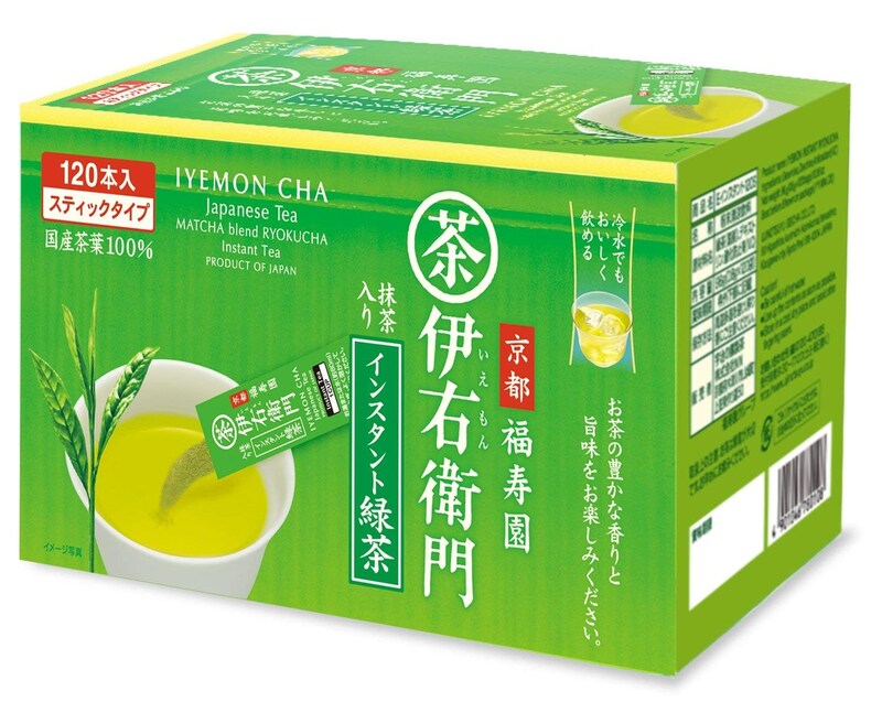 伊右衛門,伊右衛門 インスタント 緑茶スティック 120本入