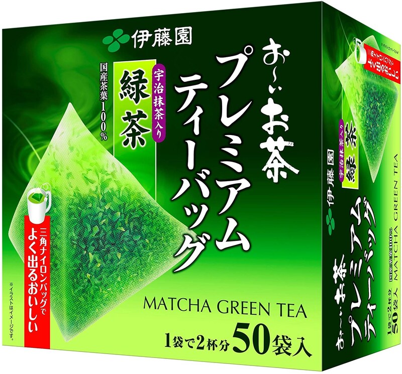 伊藤園,伊藤園 おーいお茶 プレミアムティーバッグ 宇治抹茶入り緑茶 50袋
