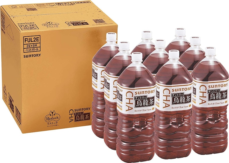 サントリー,Amazon限定ブランド   Restock サントリー烏龍茶 2L×9本