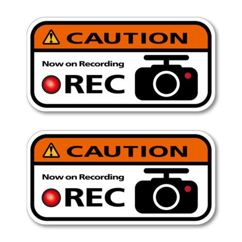 メイヴルアットホーム,ドライブレコーダーステッカー 2枚セット