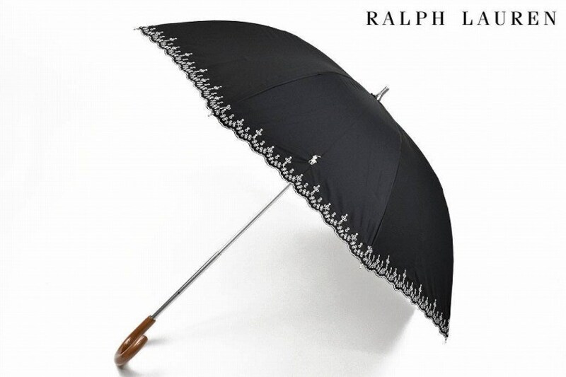 POLO Ralph Lauren（ポロ ラルフローレン）,晴雨兼用　レディース　ブラック