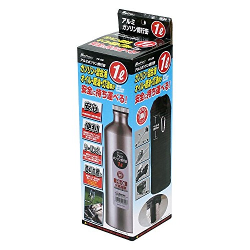 メルテック,ガソリン携行缶 1L,FK-06