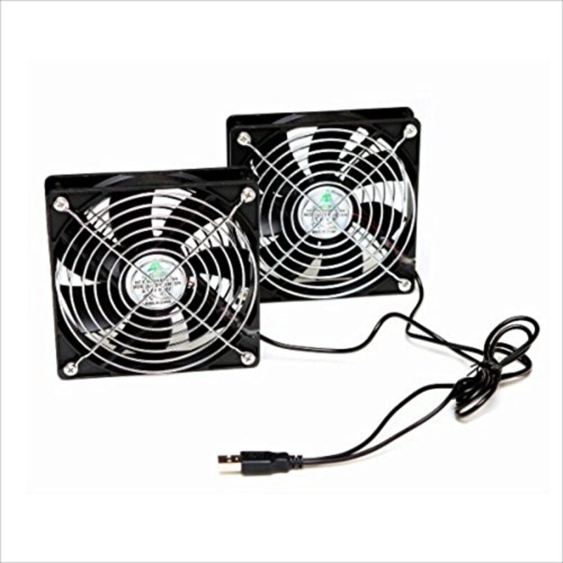 TIMELY(タイムリー),2連USBファン,BIGFAN120U-STEREO