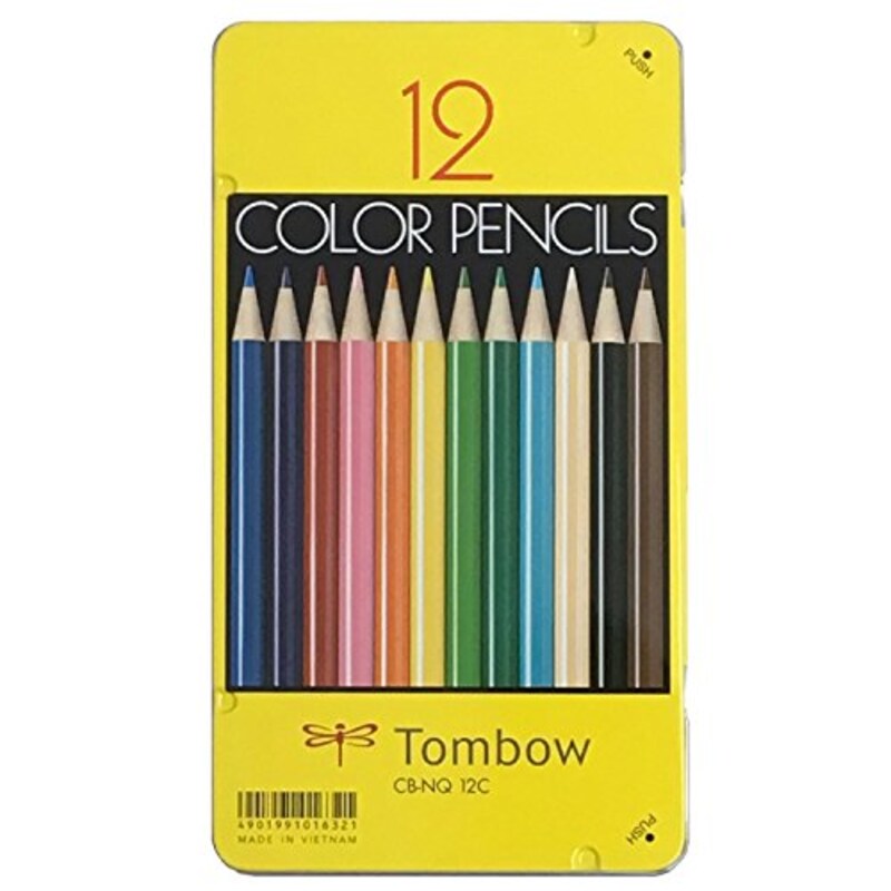 トンボ鉛筆,色鉛筆 NQ 12色,CB-NQ12C