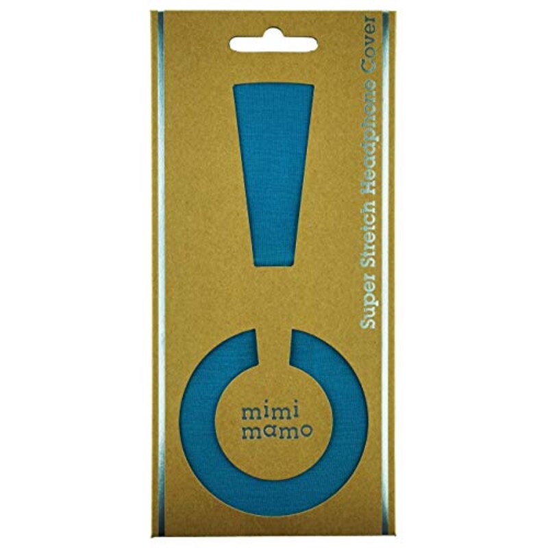 mimimamo,スーパーストレッチヘッドホンカバー L (ブルー)