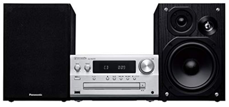 Panasonic,ミニコンポ FM/AM 2バンド,SC-PMX90-S