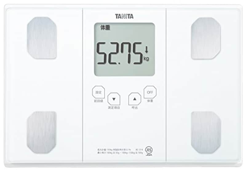 タニタ,自動認識機能付き体組成計,BC-314-WH